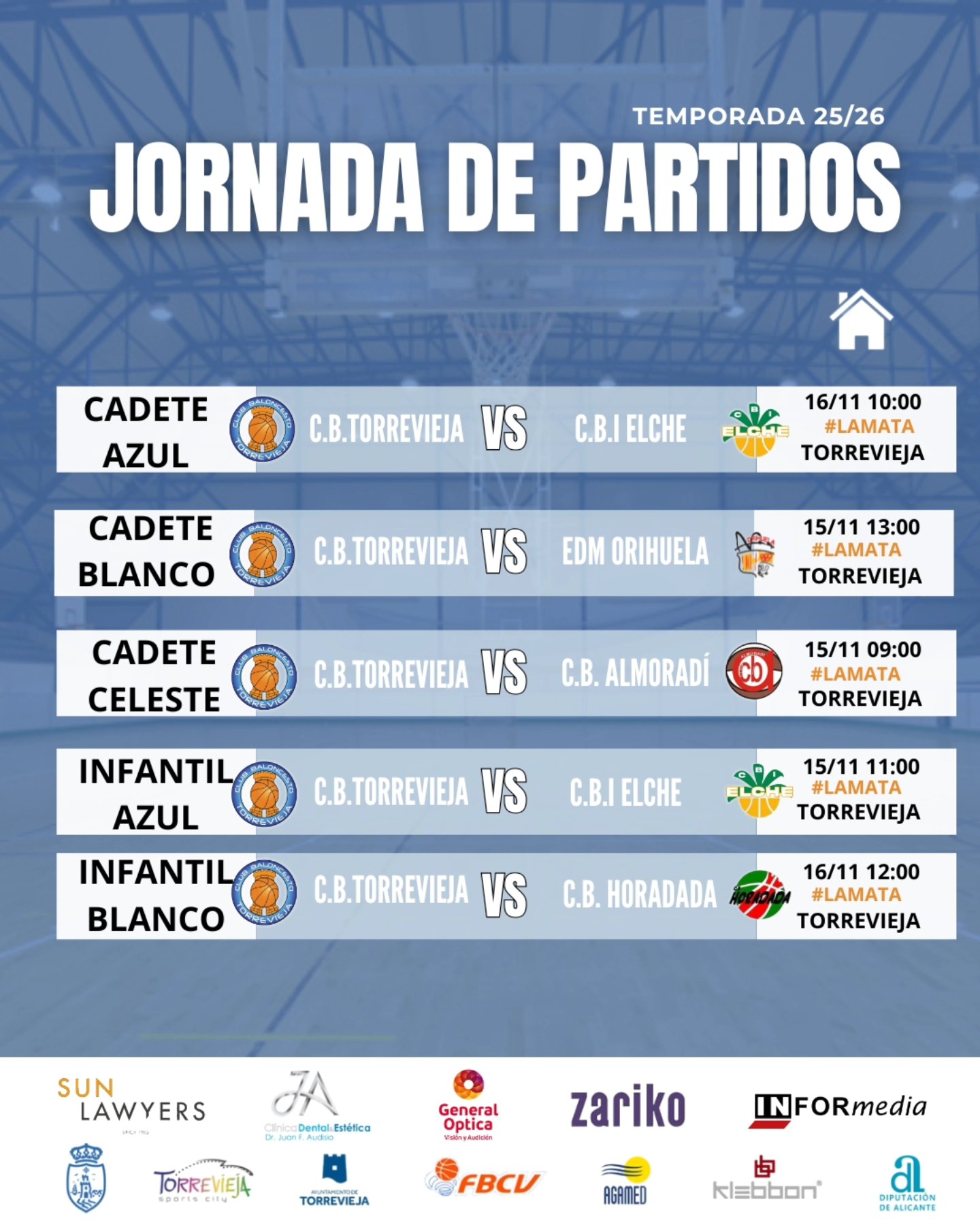 🔵⚪️ JORNADA DE PARTIDOS ⚪️🔵